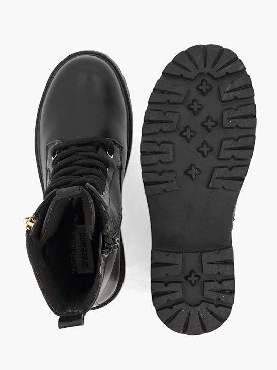 graceland lace-up boot black deichmann
