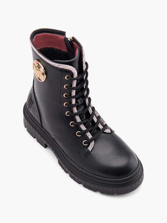 wicked lace-up boot black deichmann