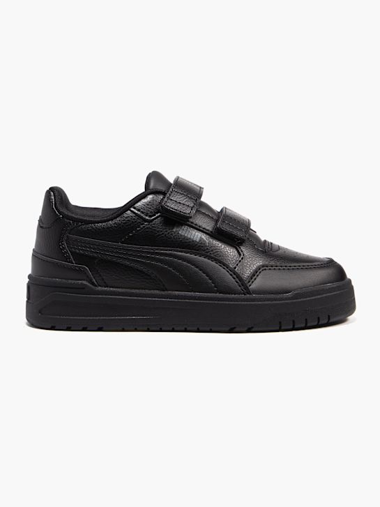 puma shuffle downtown lo v ps trainer black deichmann