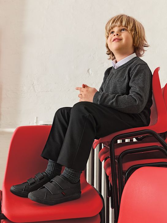 kickers schule schuh trainer black deichmann
