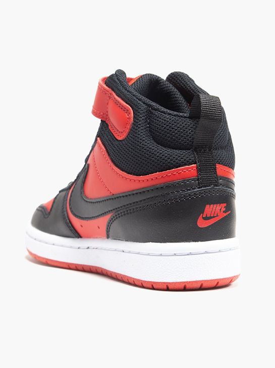 nike court borough mid 2 high-top trainers red deichmann