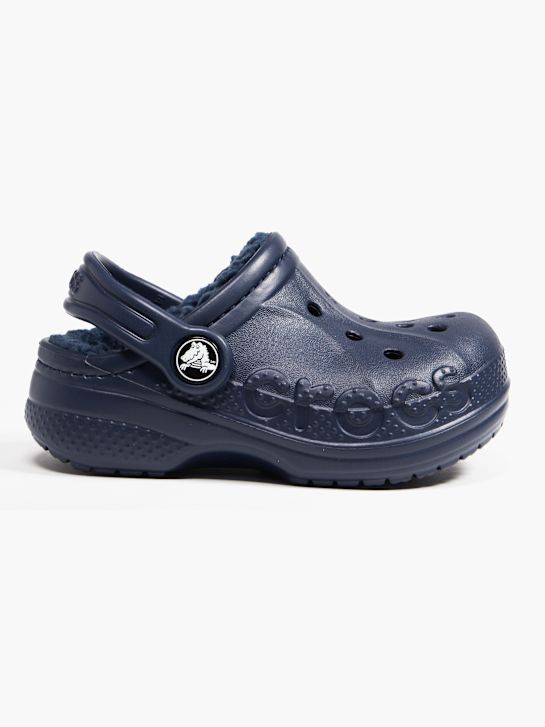 crocs baya lined clog blau deichmann