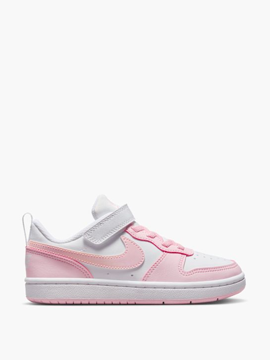 nike court borough low recraft trainer pink deichmann
