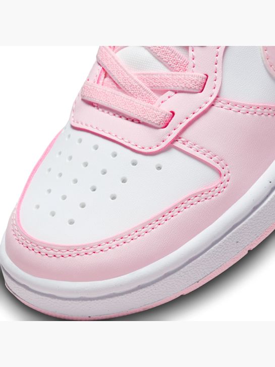 nike court borough low recraft trainer pink deichmann