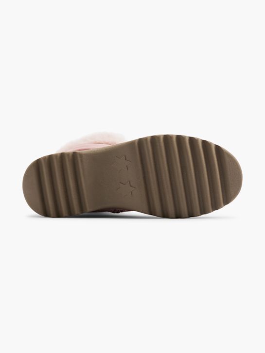 graceland knie-hohe boot rosa deichmann