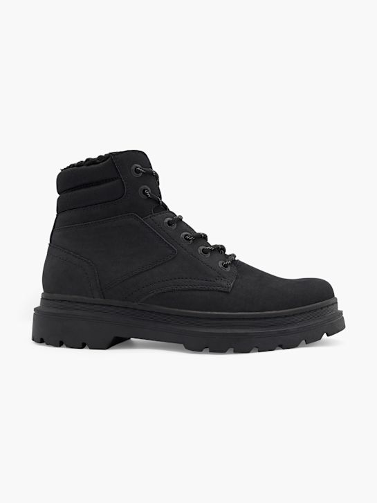 landrover lace-up boot black deichmann