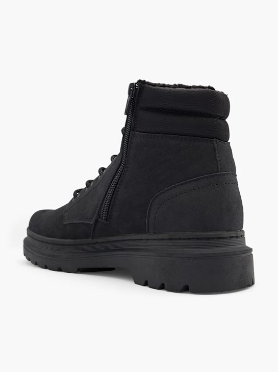 landrover lace-up boot black deichmann