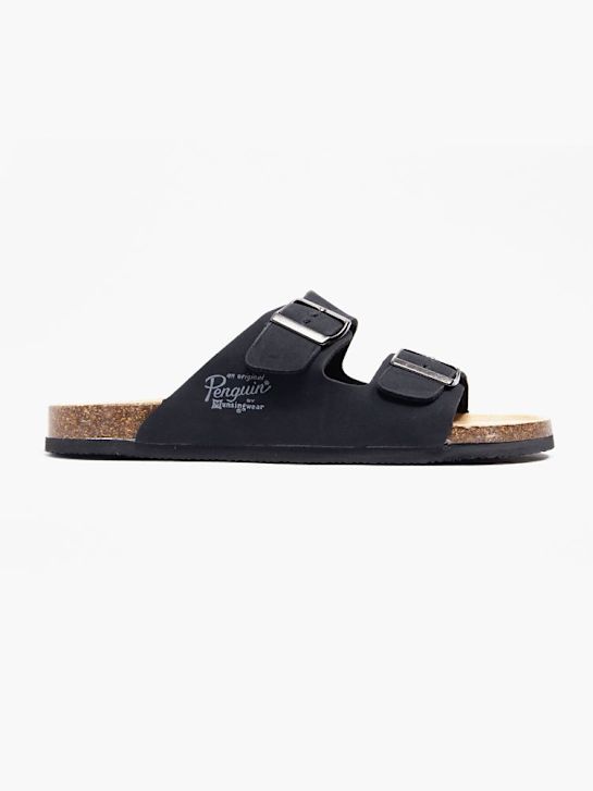 original penguin fußbett sandale black deichmann