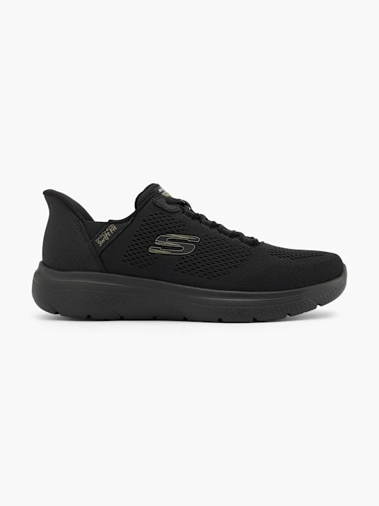 skechers flection swift-fit trainer black deichmann