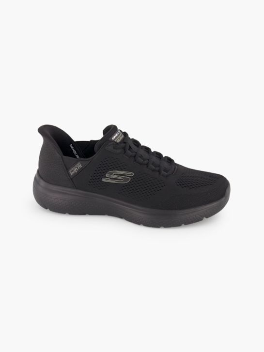 skechers flection swift-fit trainer black deichmann