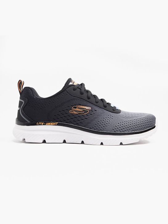 skechers burns 2.0 trainer-black deichmann