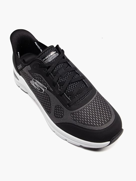 skechers arch komfort amp schnelle fit trainer black deichmann