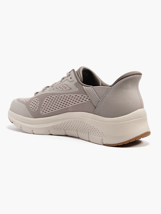 skechers arch komfort amp schnelle fit trainer taupe deichmann