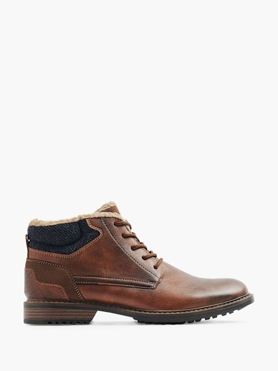 am schuh geschnürt ankle boot brown deichmann