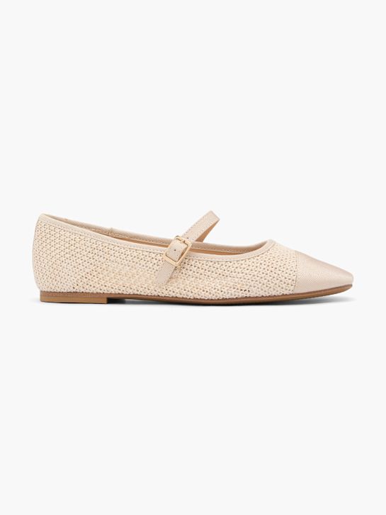 graceland mary jane ballett flach beige deichmann