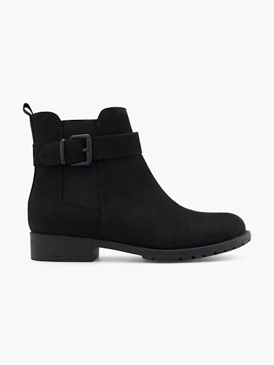 graceland heeled chelsea boot-black deichmann
