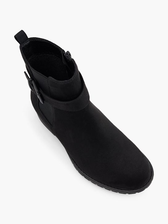 graceland heeled chelsea boot-black deichmann