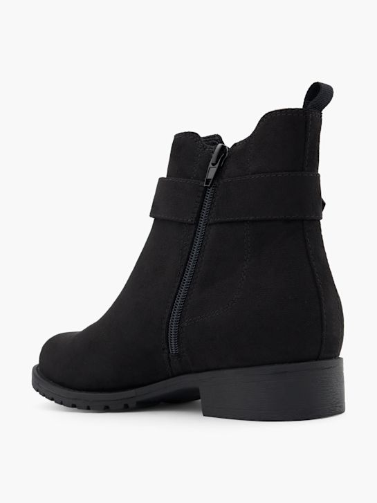graceland heeled chelsea boot-black deichmann