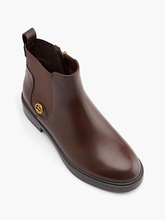 esprit heeled chelsea boot-braun deichmann