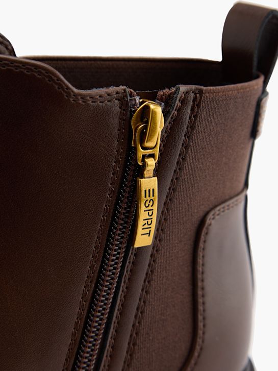 esprit heeled chelsea boot-braun deichmann