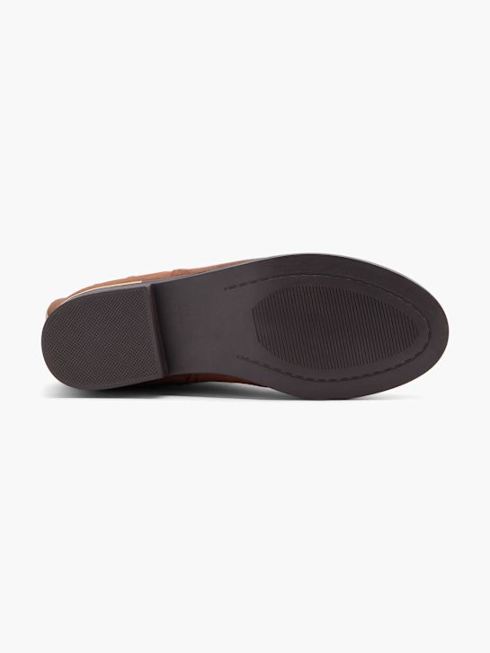 graceland knie hohe stiefel brown deichmann