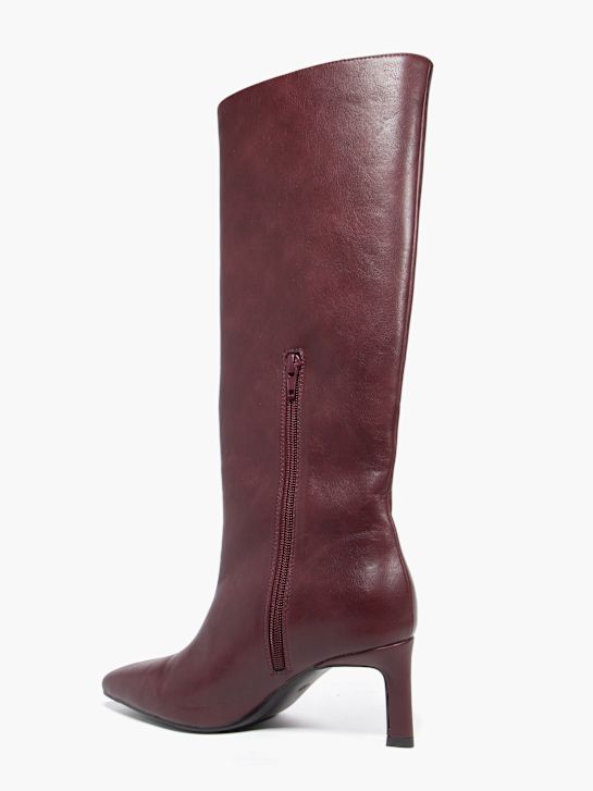 catwalk knee high boot burgundy deichmann