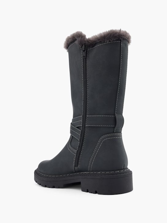 landrover knee high boot black deichmann