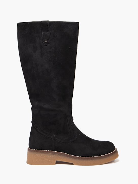 wrangler knee high boot black deichmann