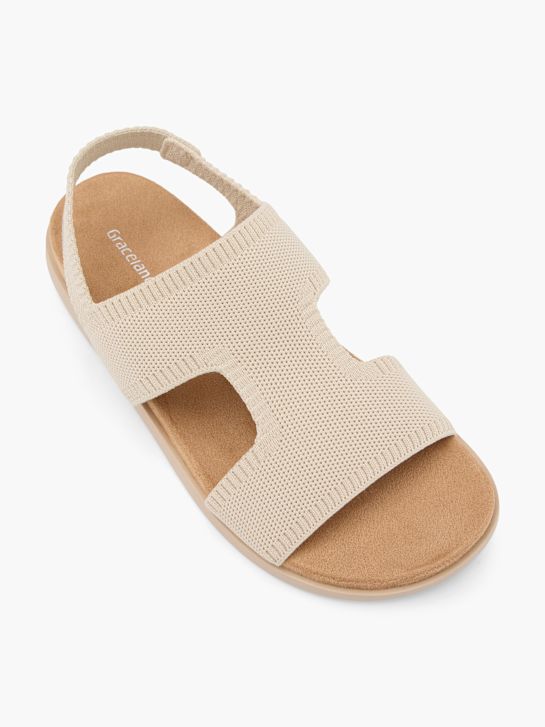 graceland sandale beige deichmann