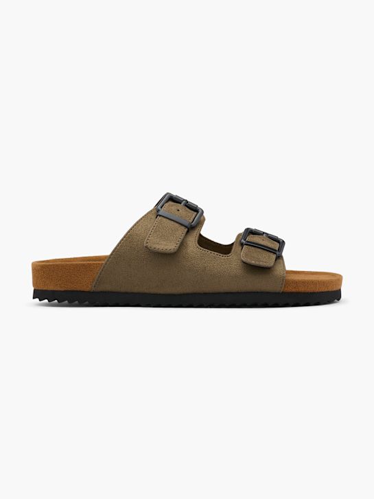 graceland-fußbett sandale khaki deichmann