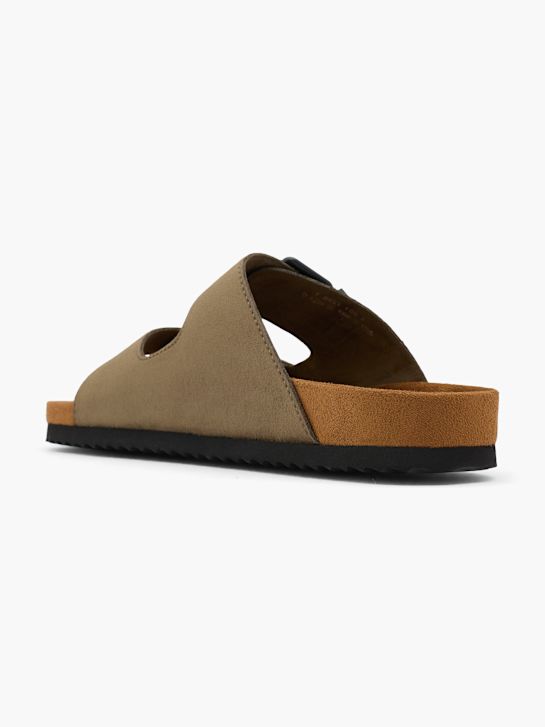 graceland-fußbett sandale khaki deichmann