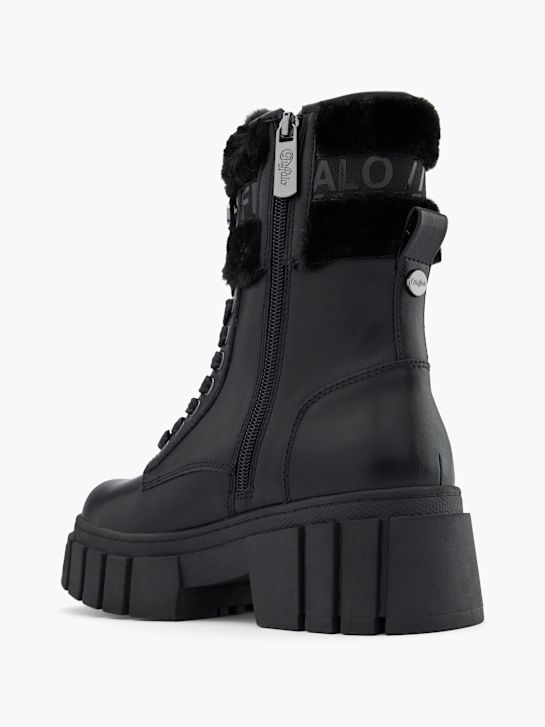 buffalo lace-up boot black deichmann
