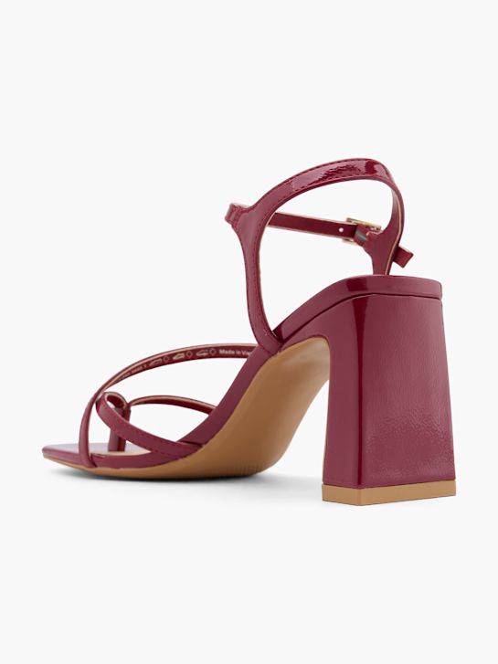 catwalk heeled sandal burgund deichmann