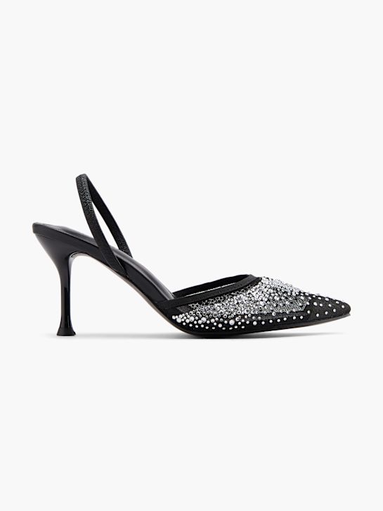 catwalk slingback ferse schwarz deichmann
