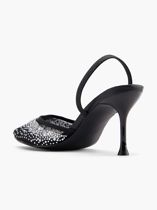 catwalk slingback ferse schwarz deichmann