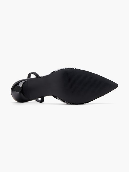 catwalk slingback ferse schwarz deichmann