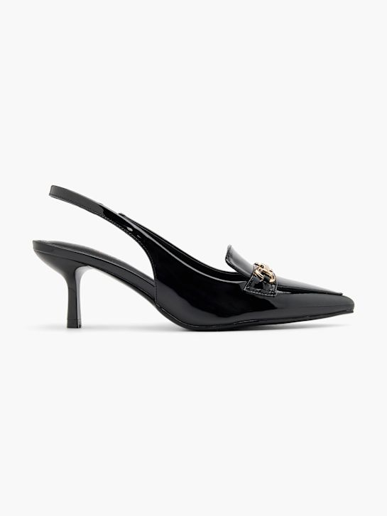 catwalk slingback ferse schwarz deichmann