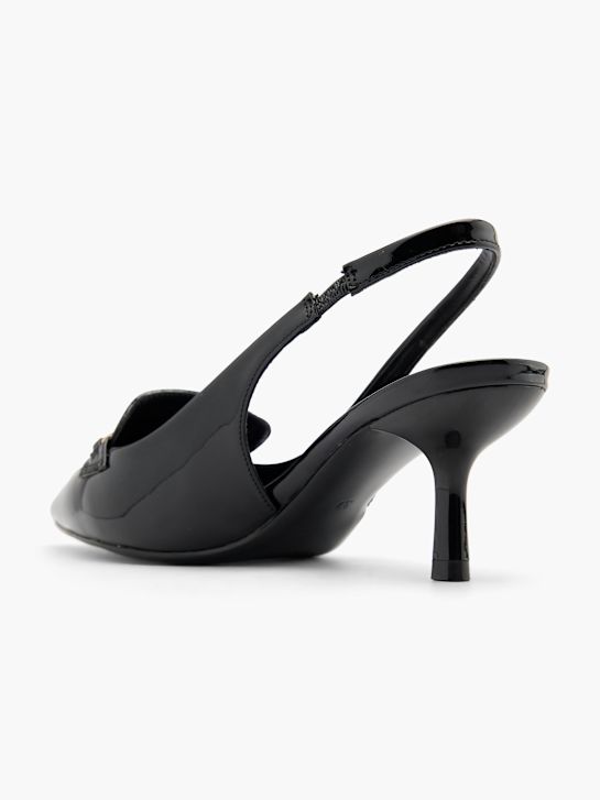 catwalk slingback ferse schwarz deichmann