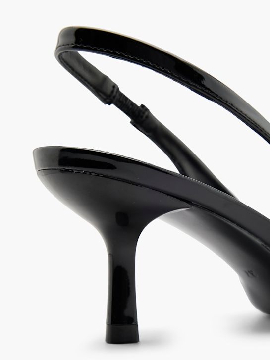 catwalk slingback ferse schwarz deichmann