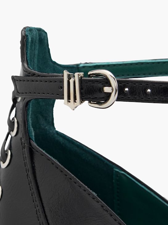 wicked geschnallt ferse schwarz deichmann