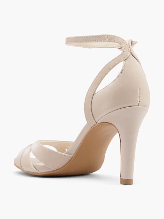 catwalk geschnallt ferse beige deichmann
