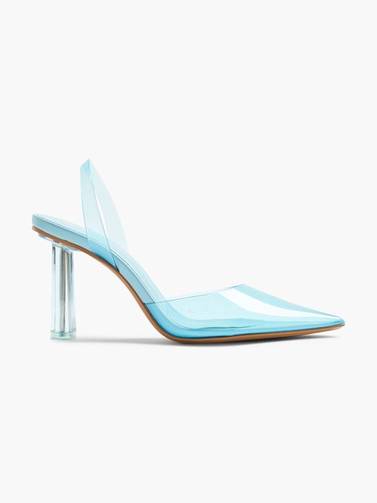 catwalk slingback ferse blau deichmann