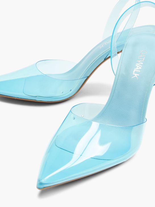 catwalk slingback ferse blau deichmann