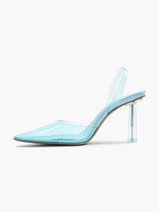 catwalk slingback ferse blau deichmann