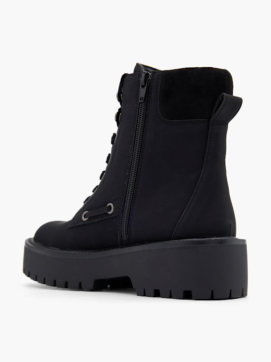 catwalk lace-up boot black deichmann