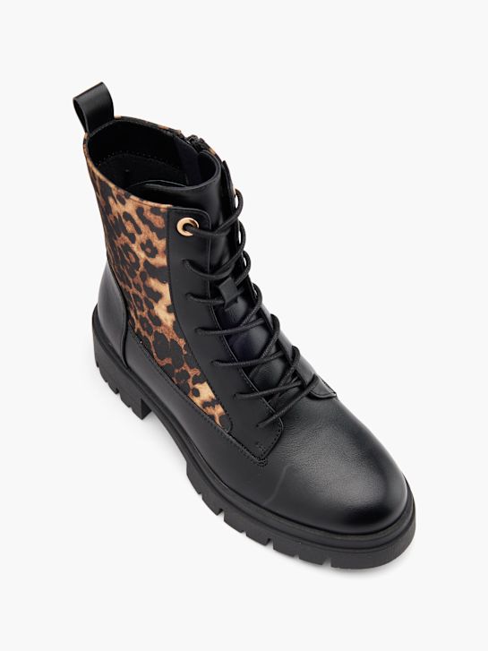 catwalk lace-up boot black deichmann