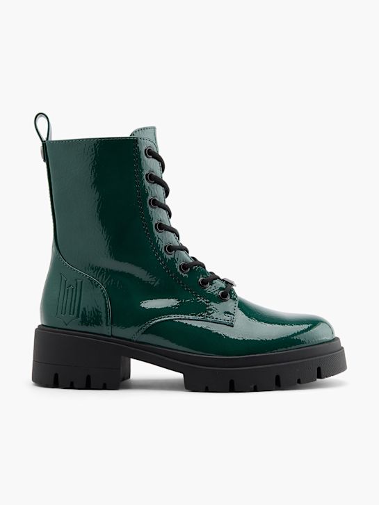 wicked lace-up boot grün deichmann