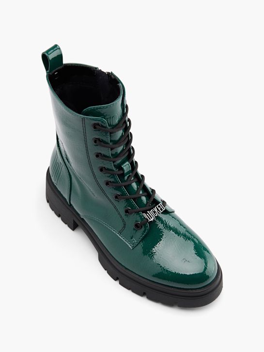 wicked lace-up boot grün deichmann