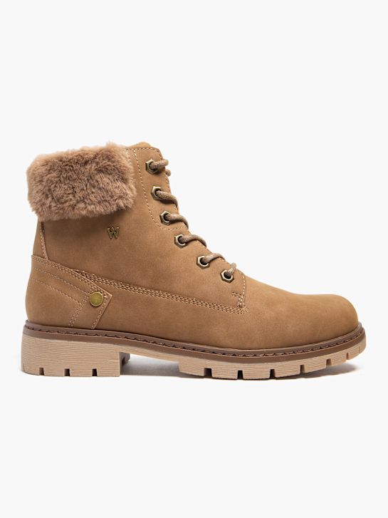 wrangler lace-up boot brown deichmann