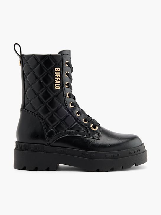 buffalo lace-up boot black deichmann